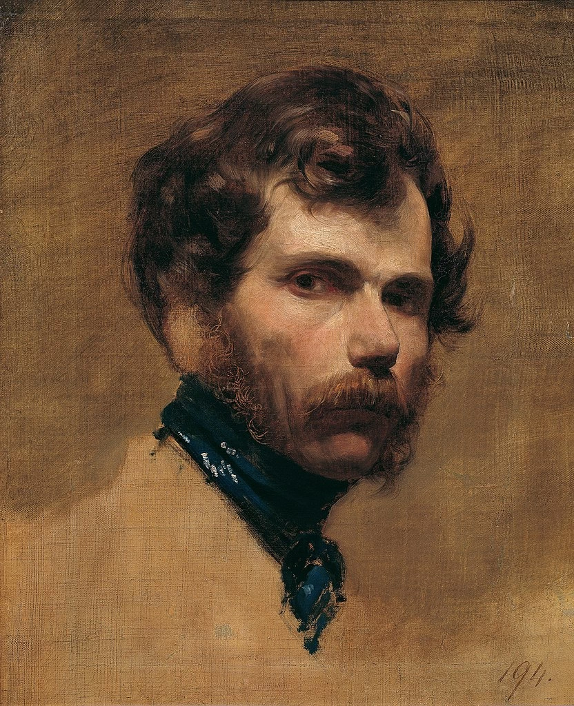 Autoritratto con cravatta blu - Österreichische Galerie Belvedere, Vienna